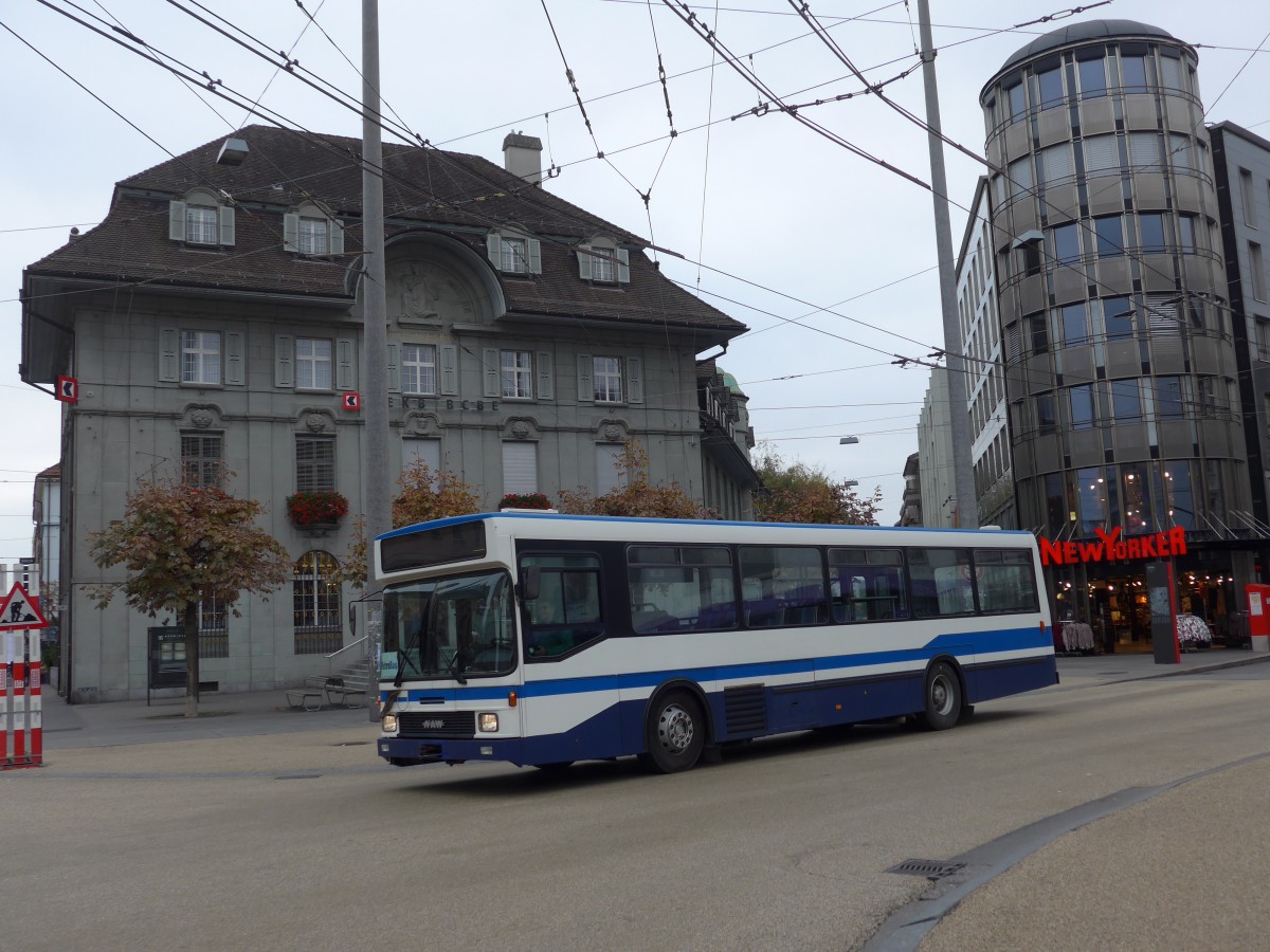 (166'337) - ZVB Zug (Rtrobus) - VD 1260 - NAW/Hess (ex Ruklic, Schaffhausen; ex ZVB Zug Nr. 103; ex ZVB Zug Nr. 93) am 24. Oktober 2015 in Biel, Zentralplatz