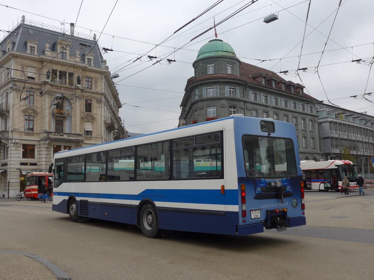 (166'338) - ZVB Zug (Rtrobus) - VD 1260 - NAW/Hess (ex Ruklic, Schaffhausen; ex ZVB Zug Nr. 103; ex ZVB Zug Nr. 93) am 24. Oktober 2015 in Biel, Zentralplatz