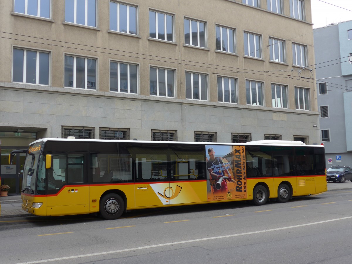 (166'397) - AVA Aarberg - Nr. 3/BE 26'613 - Mercedes am 24. Oktober 2015 in Biel, Bahnhofplatz
