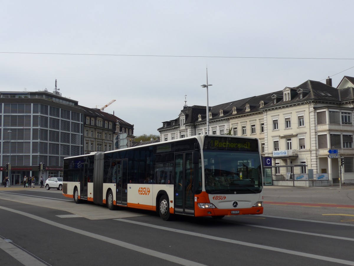(166'474) - BSU Solothurn - Nr. 51/SO 155'951 - Mercedes am 24. Oktober 2015 beim Hauptbahnhof Solothurn