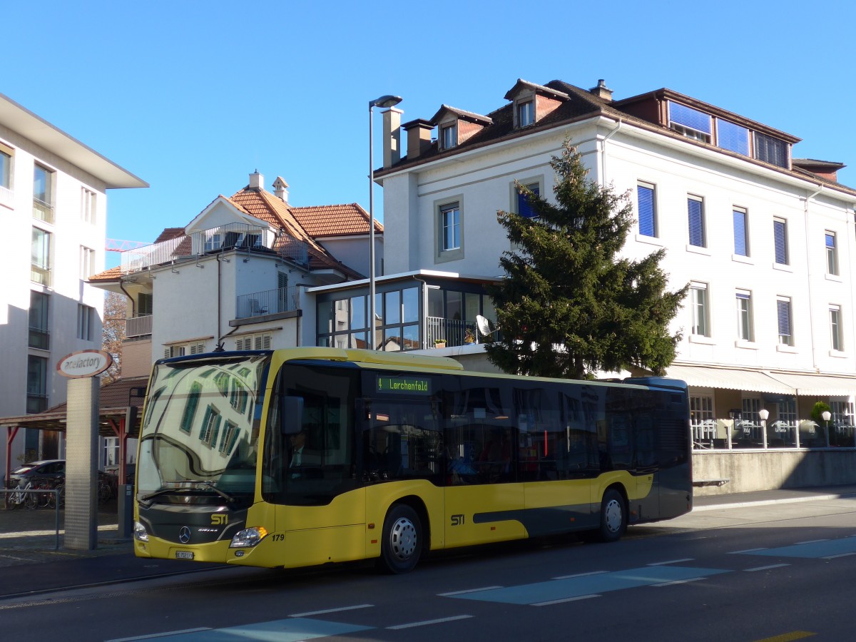 (166'599) - STI Thun - Nr. 179/BE 752'179 - Mercedes am 9. November 2015 in Thun, Guisanplatz