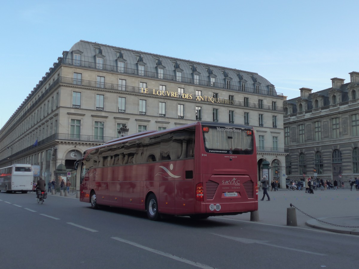 (166'739) - SAVAC, Chevreuse - Nr. 994/DQ 098 WK - Mercedes am 15. November 2015 in Paris, Louvre