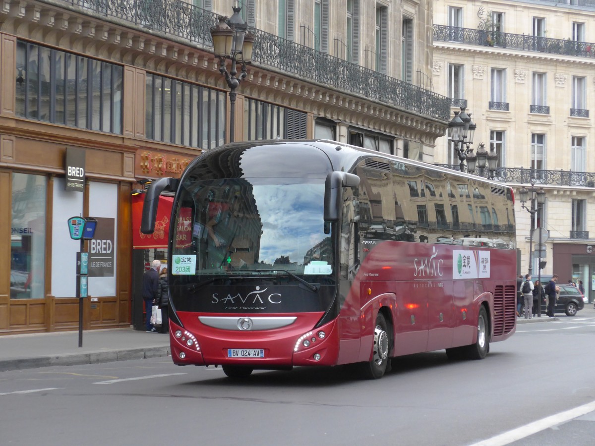 (166'913) - SAVAC, Chevreuse - BV 024 AV - Irisbus am 16. November 2015 in Paris, Opra