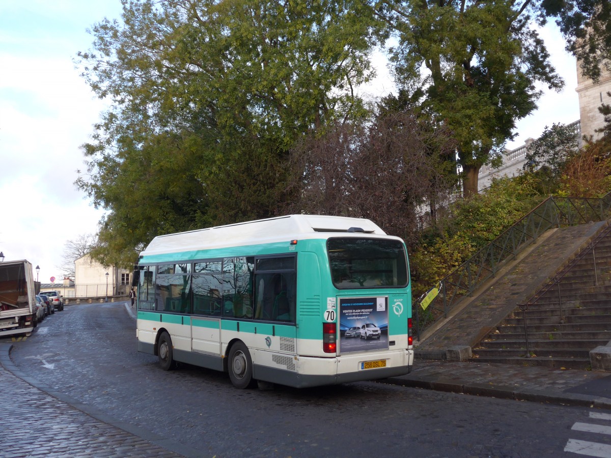 (167'073) - RATP Paris - Nr. 1313/256 QSL 75 - Gpbus am 17. November 2015 in Paris, Funiculaire
