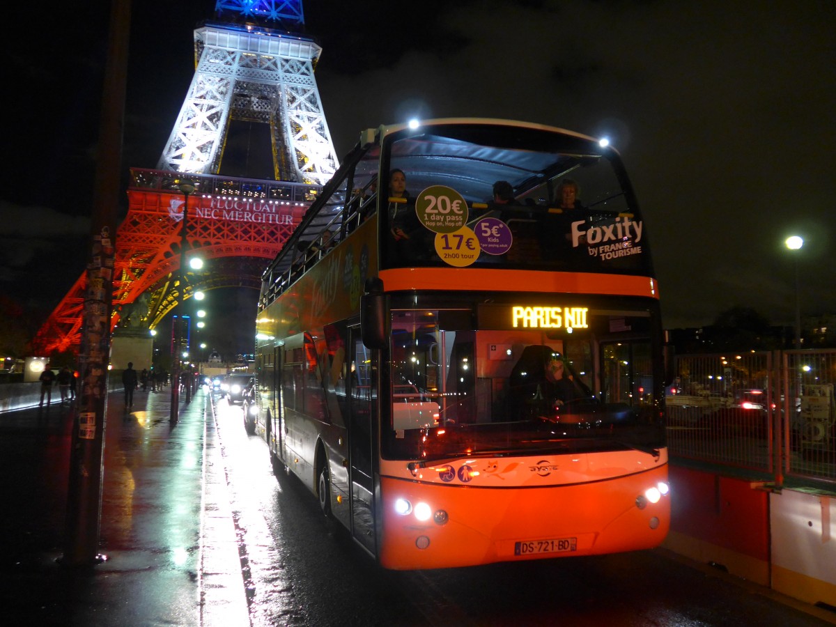 (167'322) - France Tourisme, Paris - DS 721 BD - Ayats am 17. November 2015 in Paris, Tour Eiffel