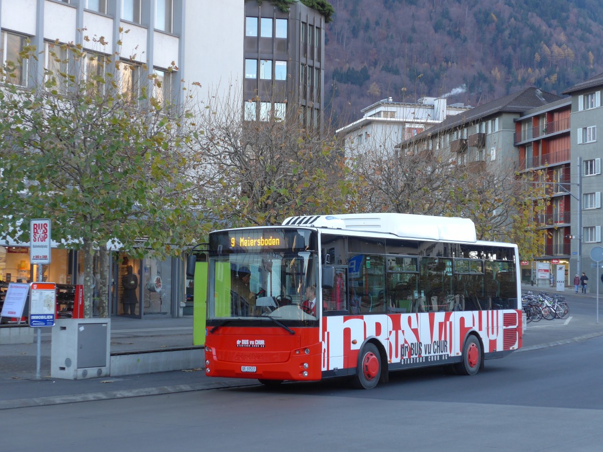 (167'613) - SBC Chur - Nr. 17/GR 97'517 - Otokar/Gpbus am 5. Dezember 2015 beim Bahnhof Chur