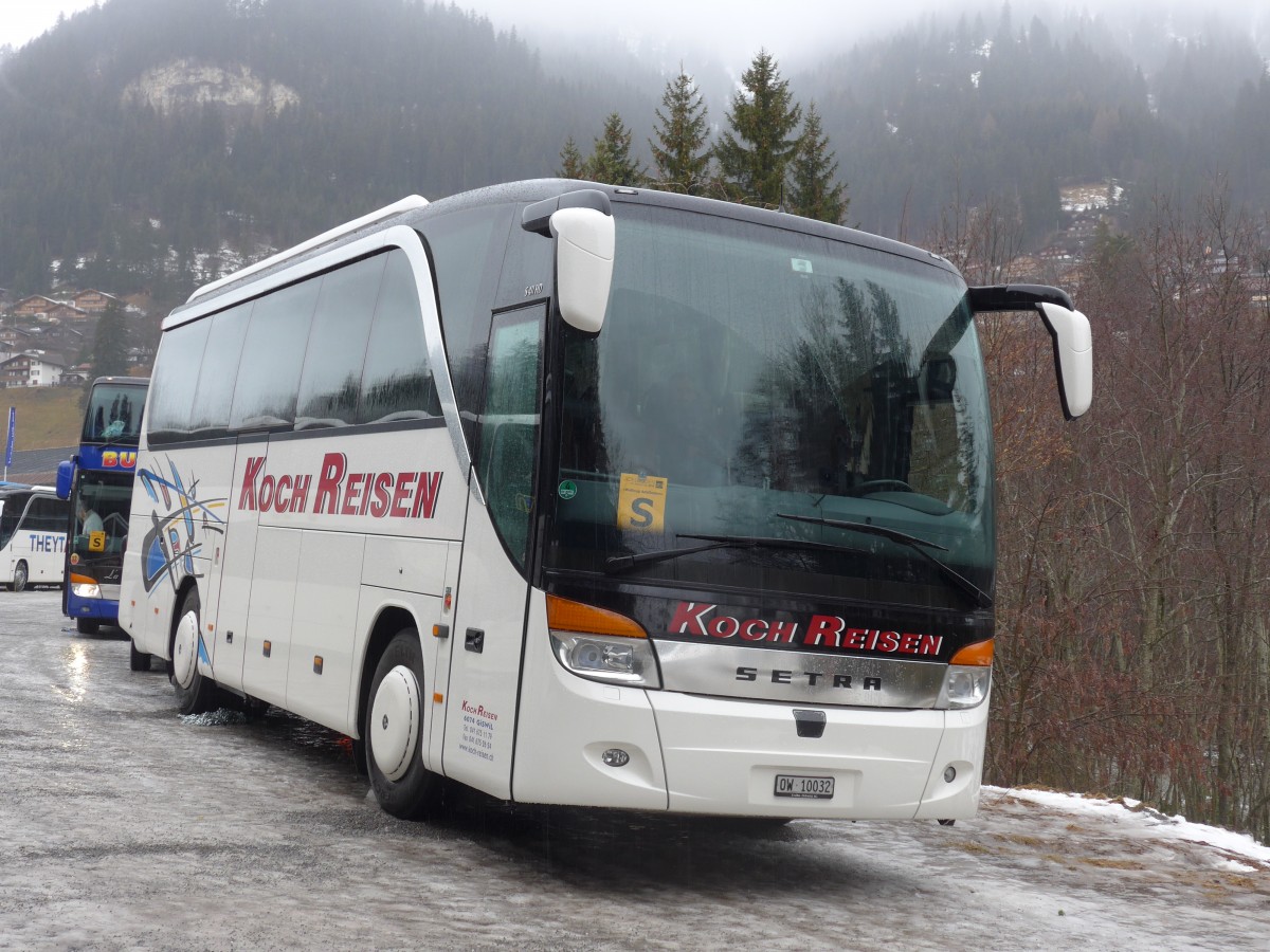 (168'339) - Koch, Giswil - OW 10'032 - Setra am 9. Januar 2016 in Adelboden, ASB