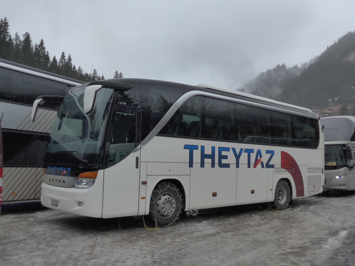 (168'344) - Theytaz, Sion - VS 11'003 - Setra am 9. Januar 2016 in Adelboden, ASB