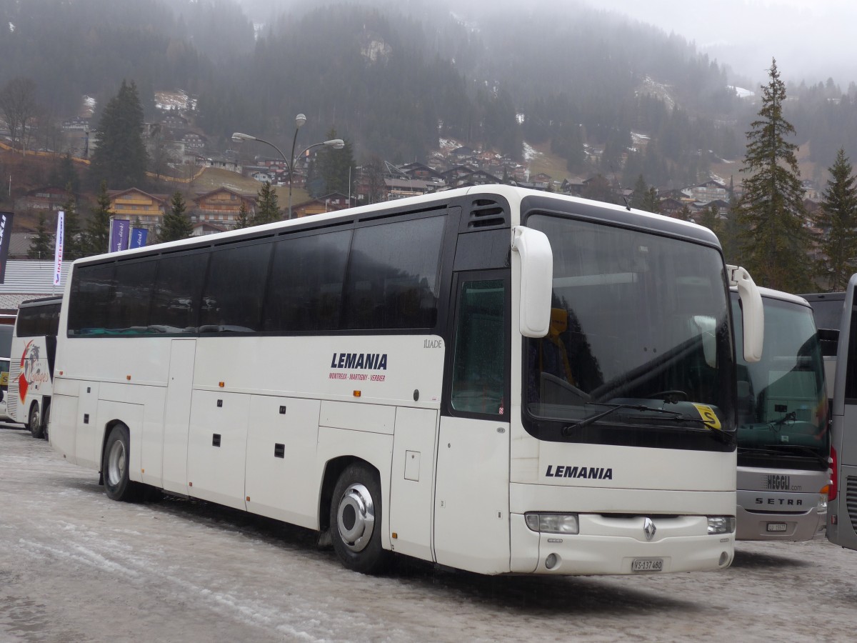(168'372) - Lmania, Montreux - VS 137'480 - Renault am 9. Januar 2016 in Adelboden, ASB