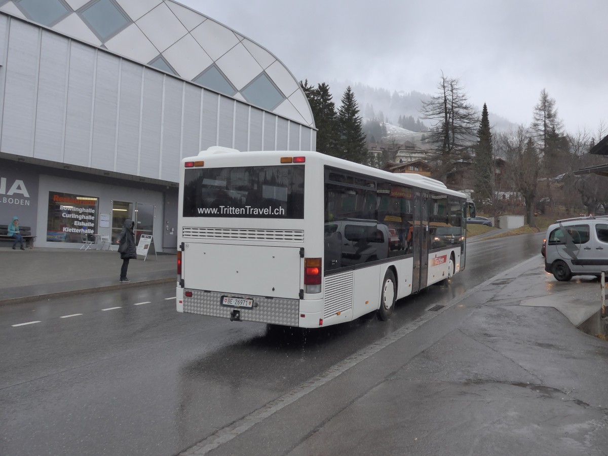 (168'407) - Tritten, Zweisimmen - Nr. 52/BE 26'971 - Setra (ex Interbus, Yverdon Nr. 52; ex AAGL Liestal Nr. 63) am 9. Januar 2016 in Adelboden, Mhleport