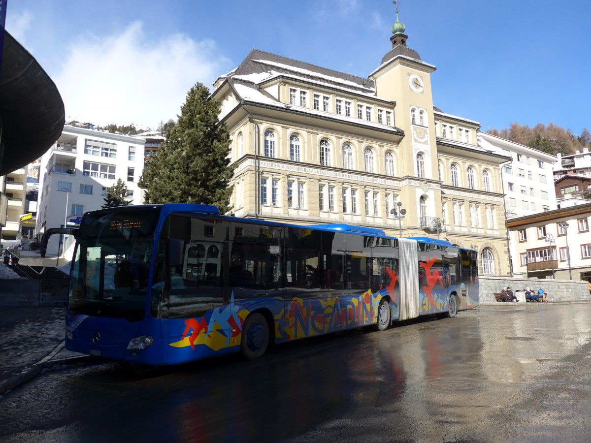 (168'521) - SBC Chur - Nr. 95/GR 156'995 - Mercedes am 23. Januar 2016 in St. Moritz, Schulhausplatz
