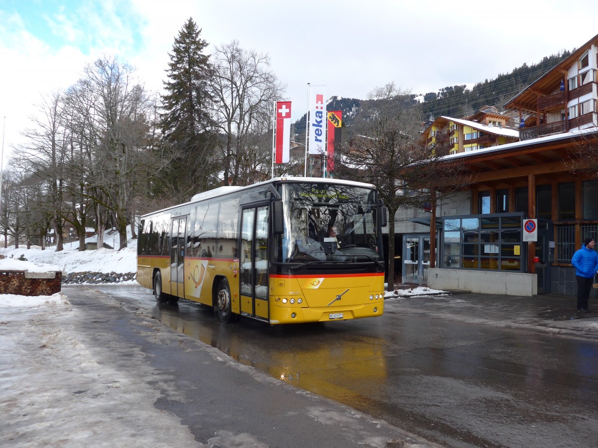 (168'807) - Flck, Brienz - Nr. 4/BE 623'971 - Volvo (ex AVBB Schwanden) am 21. Februar 2016 in Wasserwendi-Hasliberg, Dorf