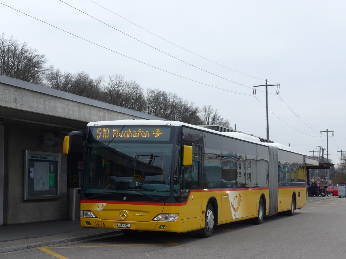 (168'889) - ASN Stadel - Nr. 279/ZH 6962 - Mercedes am 24. Februar 2016 beim Bahnhof Oberglatt