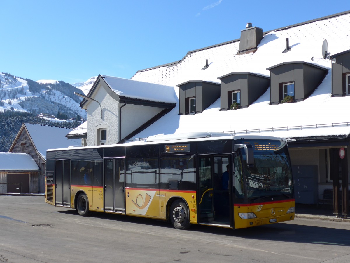 (168'950) - PostAuto Ostschweiz - SG 356'488 - Mercedes (ex Schmidt, Oberbren) am 27. Februar 2016 in Wildhaus, Dorf