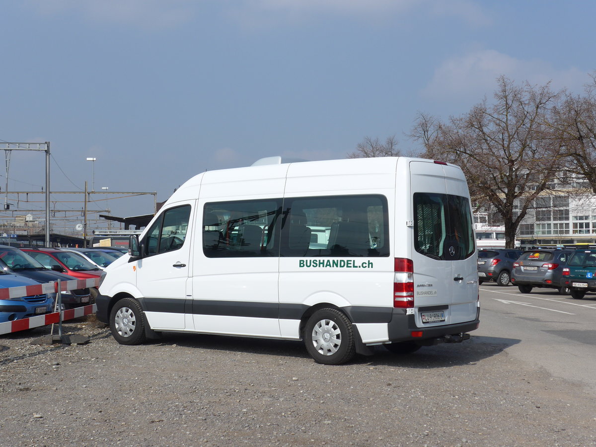 (169'221) - Bushandel, Dagmersellen - LU 91'906 U - Mercedes am 11. Mrz 2016 in Thun, Rosenau