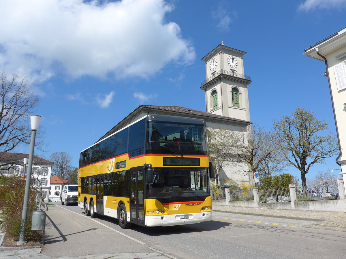 (169'908) - PostAuto Ostschweiz - AR 14'840 - Neoplan (ex P 27'018) am 12. April 2016 in Heiden, Post