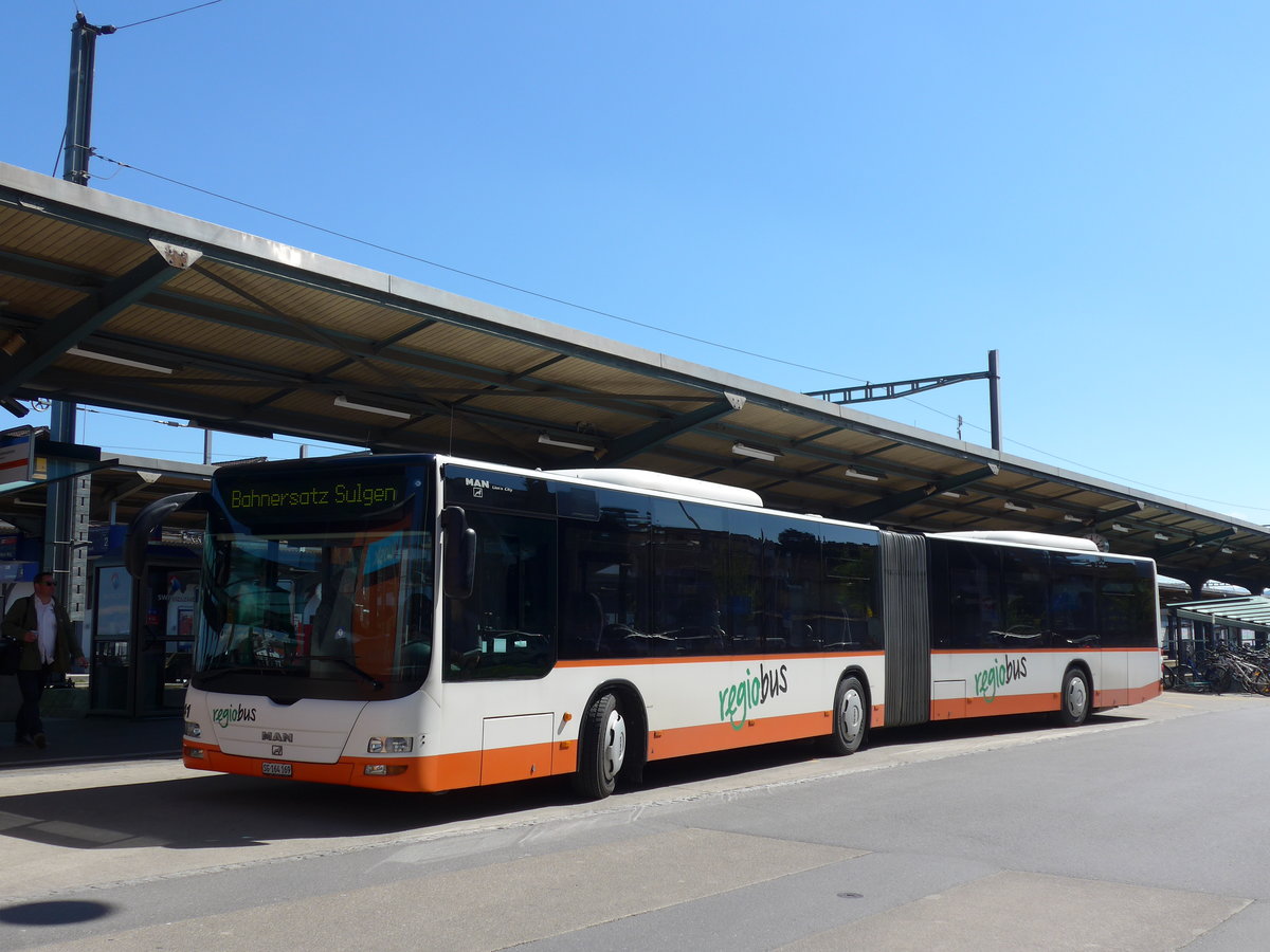(169'950) - Regiobus, Gossau - Nr. 41/SG 164'169 - MAN am 12. April 2016 beim Bahnhof Romanshorn