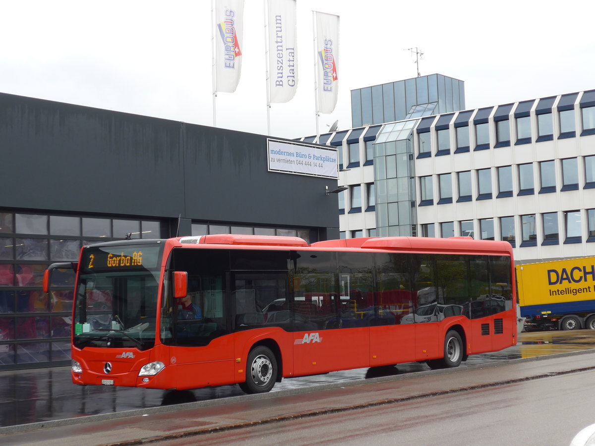(169'963) - AFA Adelboden - Nr. 96/ZH 32'918 U - Mercedes am 14. April 2016 in Bassersdorf, Buszentrum Glattal