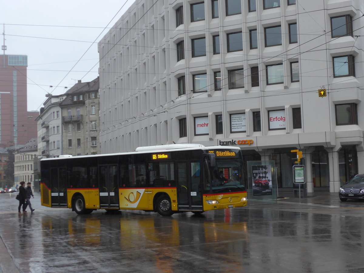 (170'488) - Moser, Flaach - Nr. 277/ZH 51'394 - Mercedes am 13. Mai 2016 beim Hauptbahnhof Winterthur