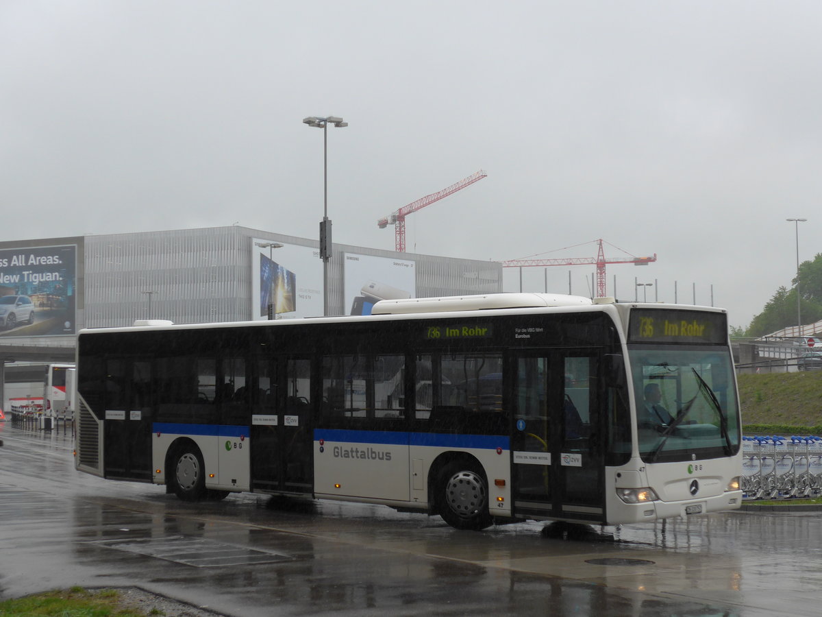 (170'521) - Welti-Furrer, Bassersdorf - Nr. 47/ZH 320'757 - Mercedes (ex Ryffel, Uster Nr. 68) am 13. Mai 2016 in Zrich, Flughafen
