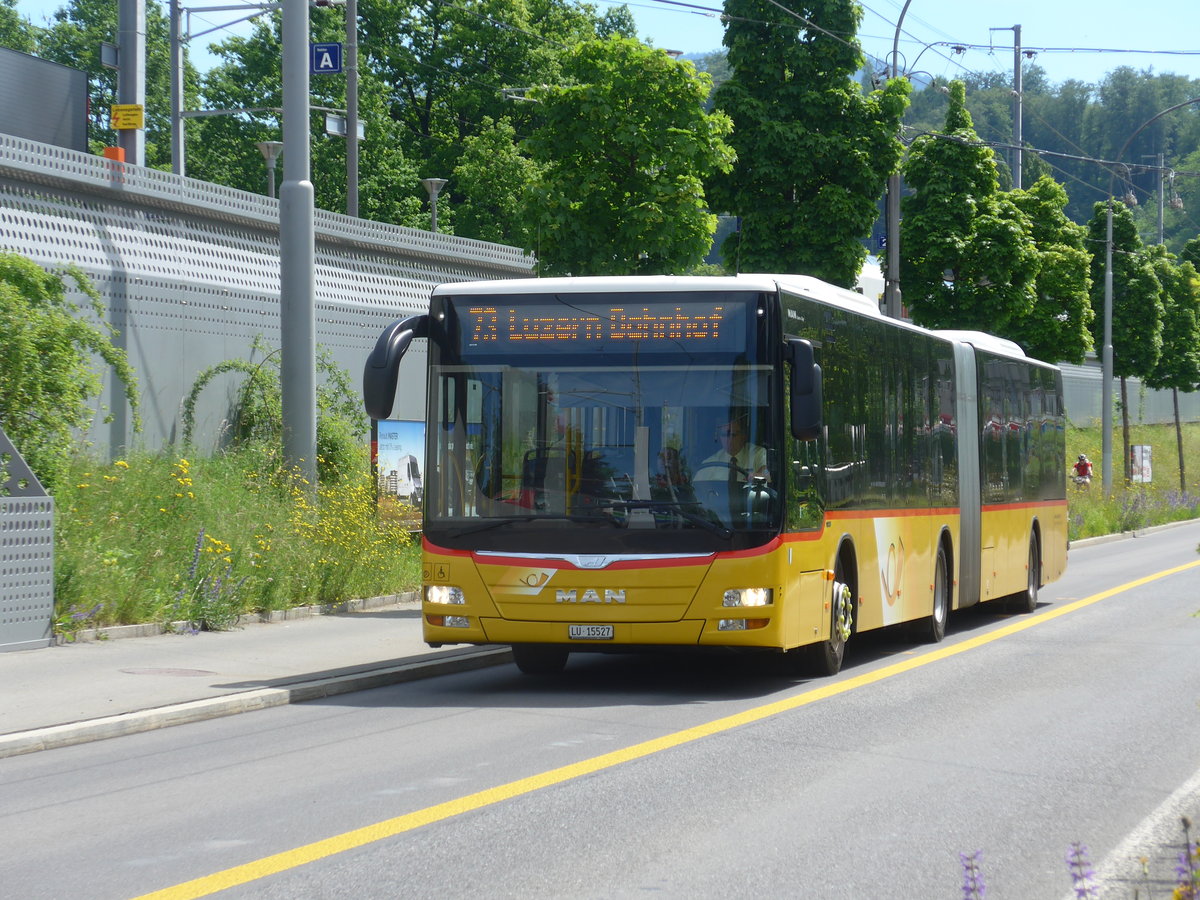 (171'287) - Bucheli, Kriens - Nr. 20/LU 15'527 - MAN am 22. Mai 2016 in Luzern, Verkehrshaus