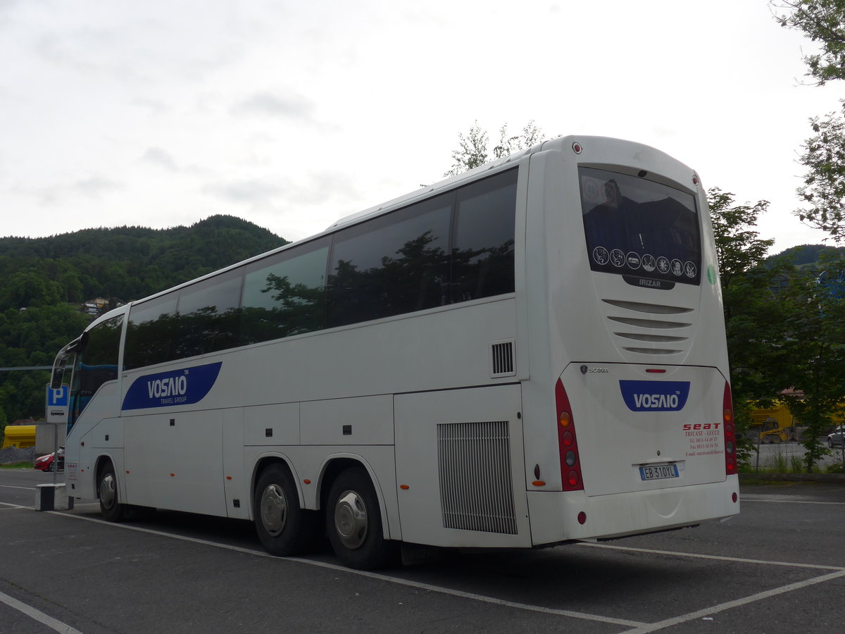 (171'535) - Aus Italien: Seat, Tricase - EB-310 YL - Scania/Irizar am 31. Mai 2016 in Thun, Seestrasse