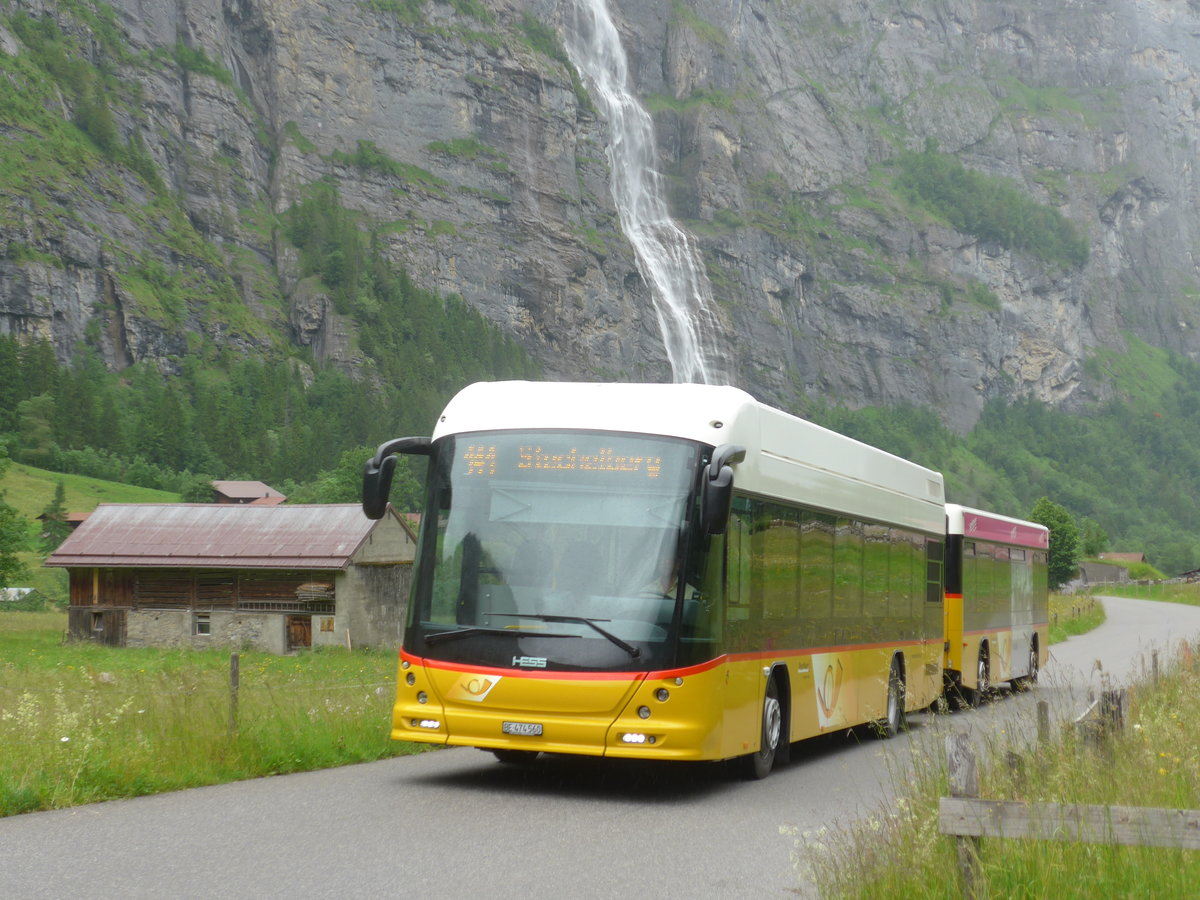 (171'726) - PostAuto Bern - BE 474'560 - Hess am 12. Juni 2016 in Stechelberg, Camping Rtti