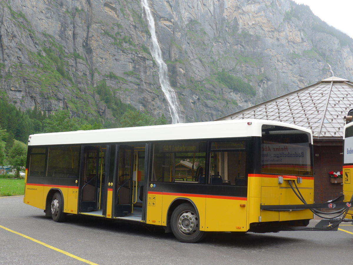 (171'730) - PostAuto Bern - BE 586'962 - Lanz+Marti/Hess Personenanhnger (ex VBL Luzern Nr. 308) am 12. Juni 2016 in Stechelberg, Hotel