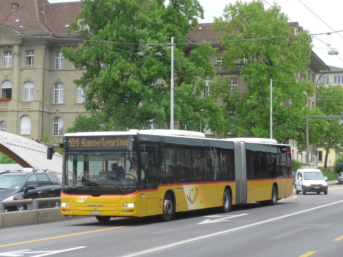 (171'828) - PostAuto Bern - Nr. 666/BE 615'371 - MAN am 13. Juni 2016 in Bern, Schanzenstrasse
