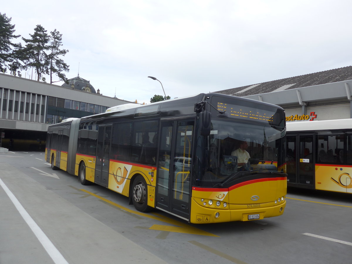 (171'866) - PostAuto Bern - Nr. 684/BE 813'684 - Solaris am 13. Juni 2016 in Bern, Postautostation