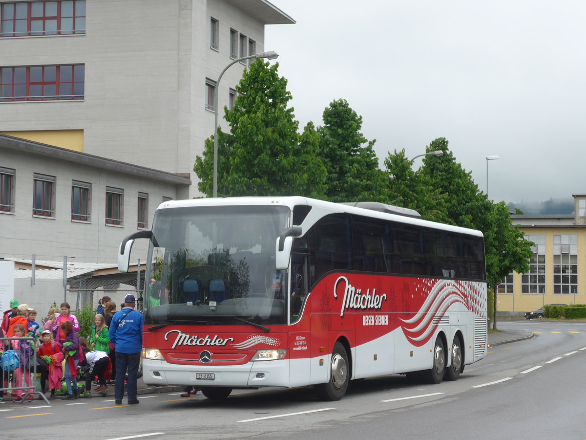 (171'892) - Mchler, Siebnen - SZ 6155 - Mercedes am 19. Juni 2016 in Thun, Dufourkaserne