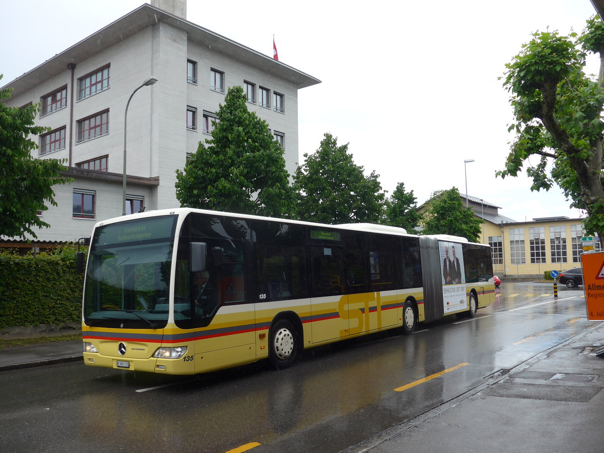 (171'912) - STI Thun - Nr. 135/BE 801'135 - Mercedes am 19. Juni 2016 in Thun, Dufourkaserne
