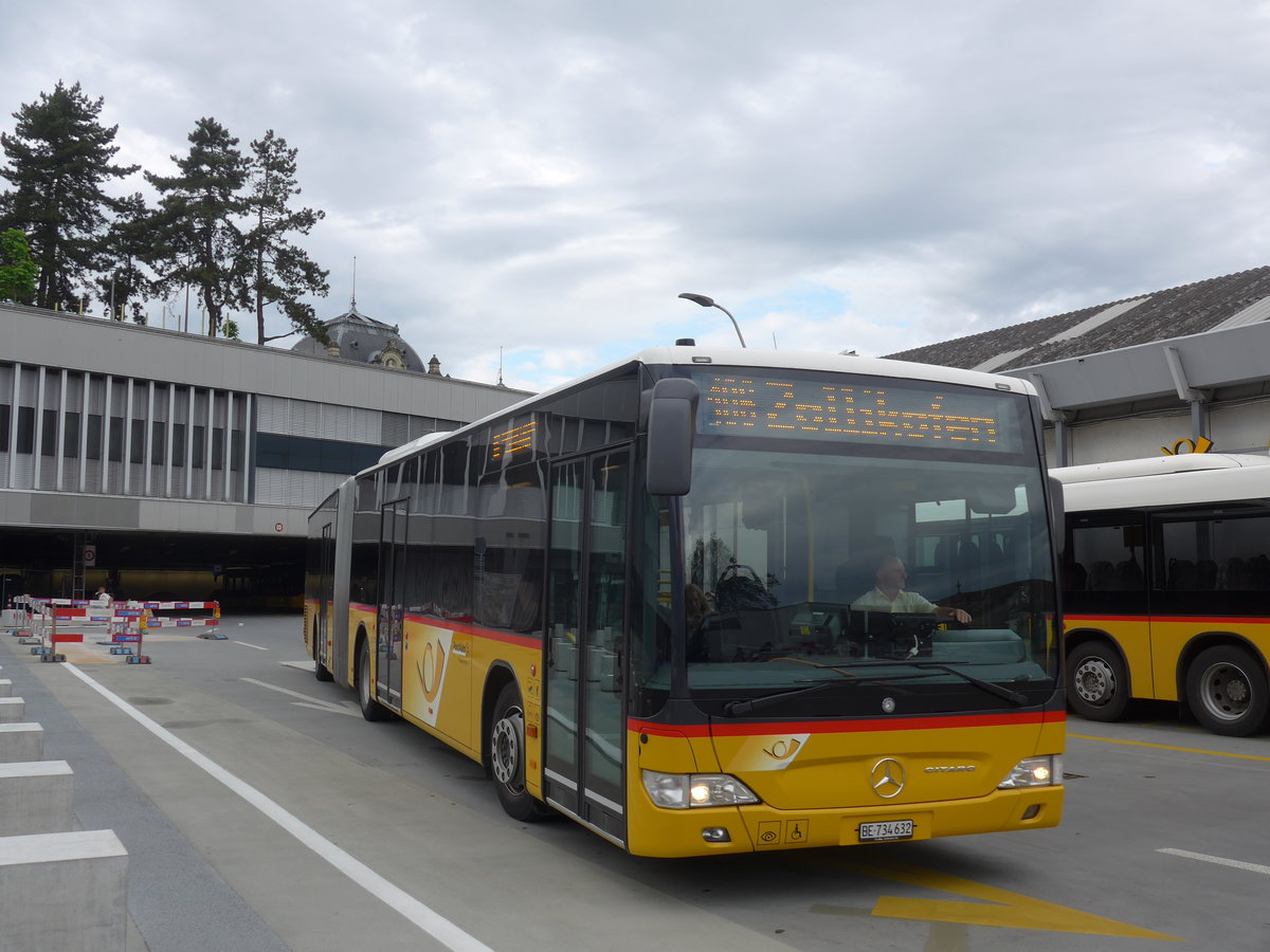 (172'193) - PostAuto Bern - Nr. 632/BE 734'632 - Mercedes am 25. Juni 2016 in Bern, Postautostation