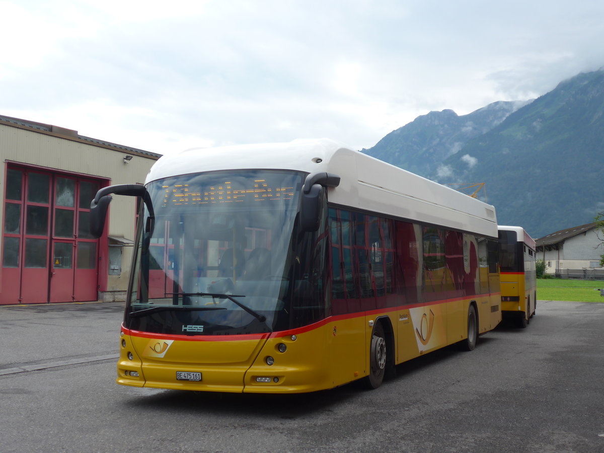 (172'207) - PostAuto Bern - BE 475'161 - Hess am 26. Juni 2016 in Interlaken, Garage