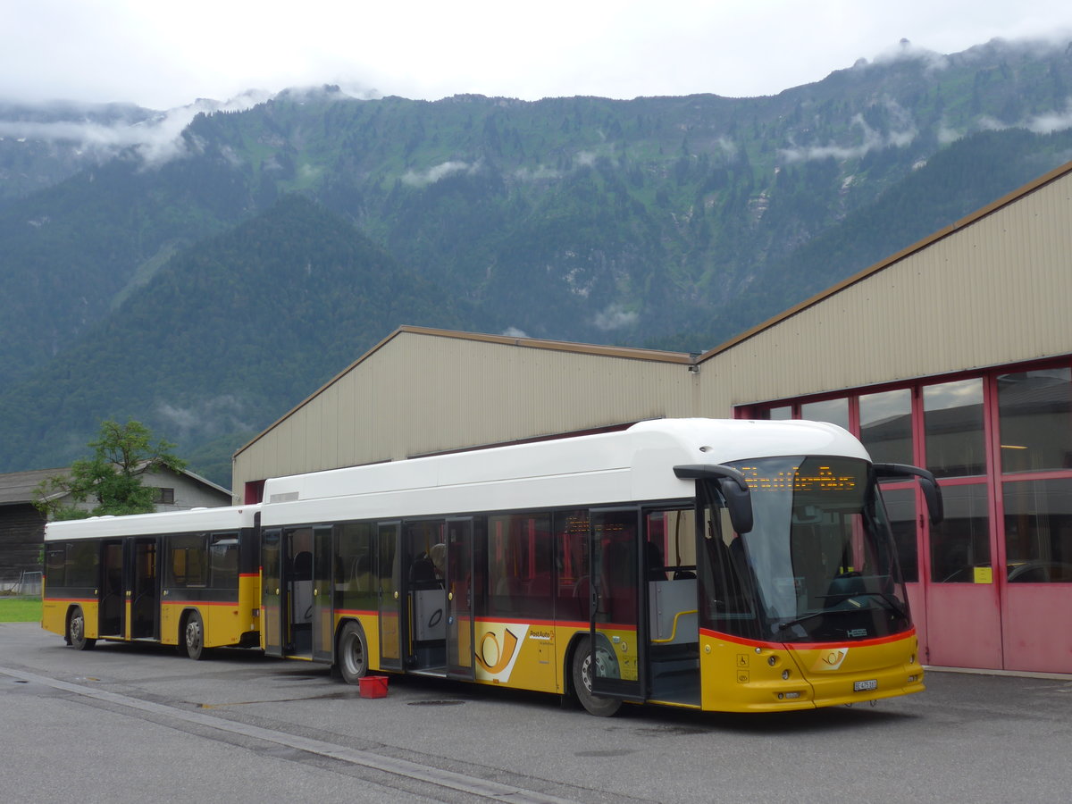 (172'208) - PostAuto Bern - BE 475'161 - Hess am 26. Juni 2016 in Interlaken, Garage