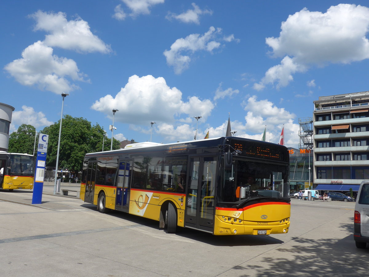 (172'672) - Schmidt, Oberbren - SG 267'108 - Solaris am 27. Juni 2016 beim Bahnhof Wil
