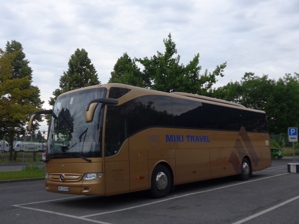 (172'779) - Aus Polen: Emka-Trans, Grodzisk Mazowiecki - WB 2046M - Mercedes am 8. Juli 2016 in Thun, Seestrasse