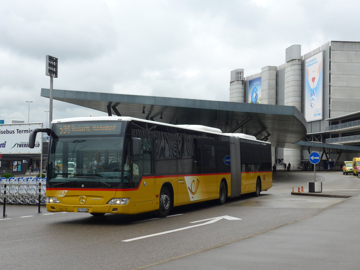 (174'593) - PostAuto Zrich - Nr. 285/ZH 780'688 - Mercedes am 5. September 2016 in Zrich, Flughafen