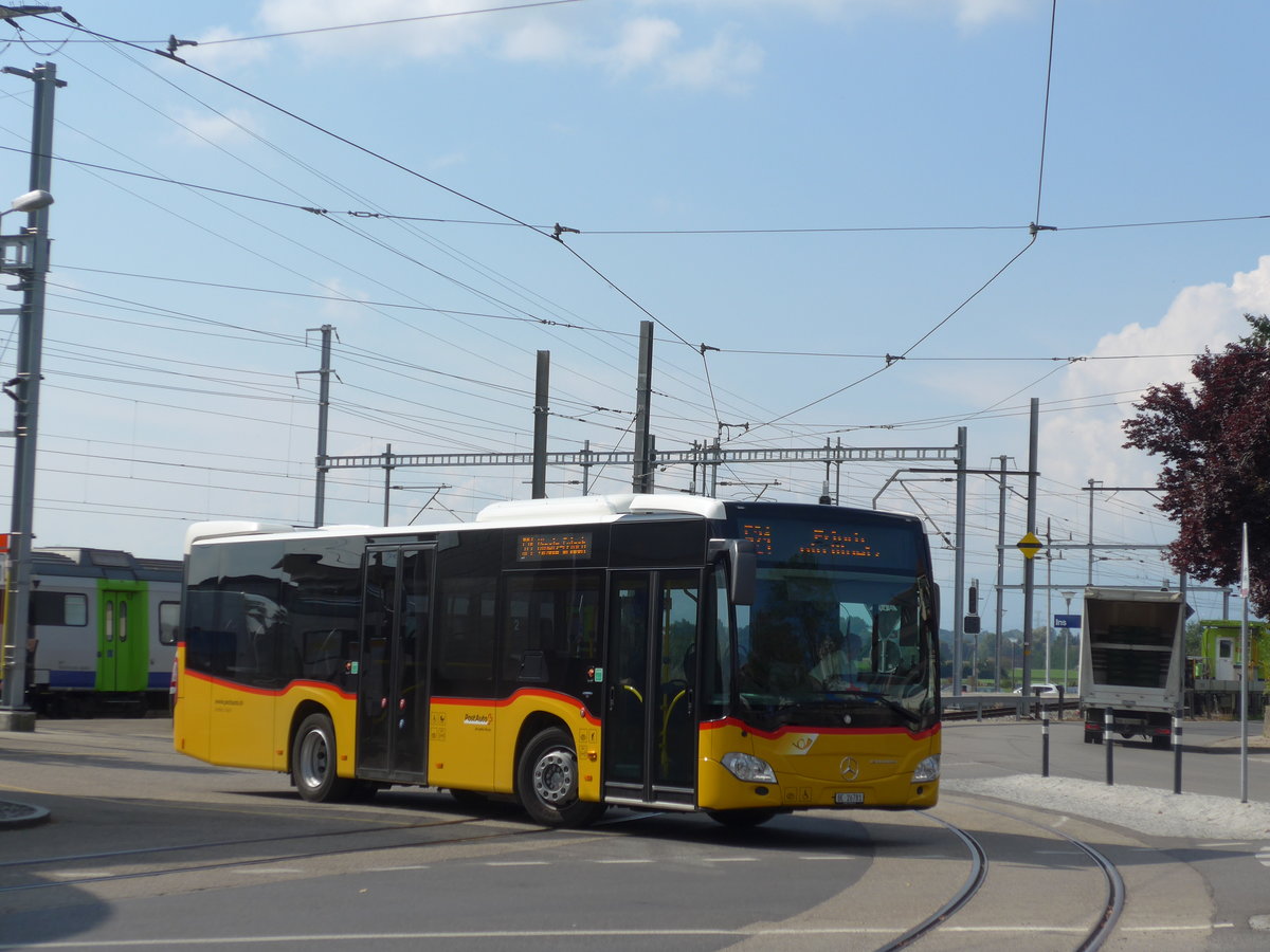 (175'219) - Eurobus, Bern - BE 26'781 - Mercedes am 26. September 2016 beim Bahnhof Ins