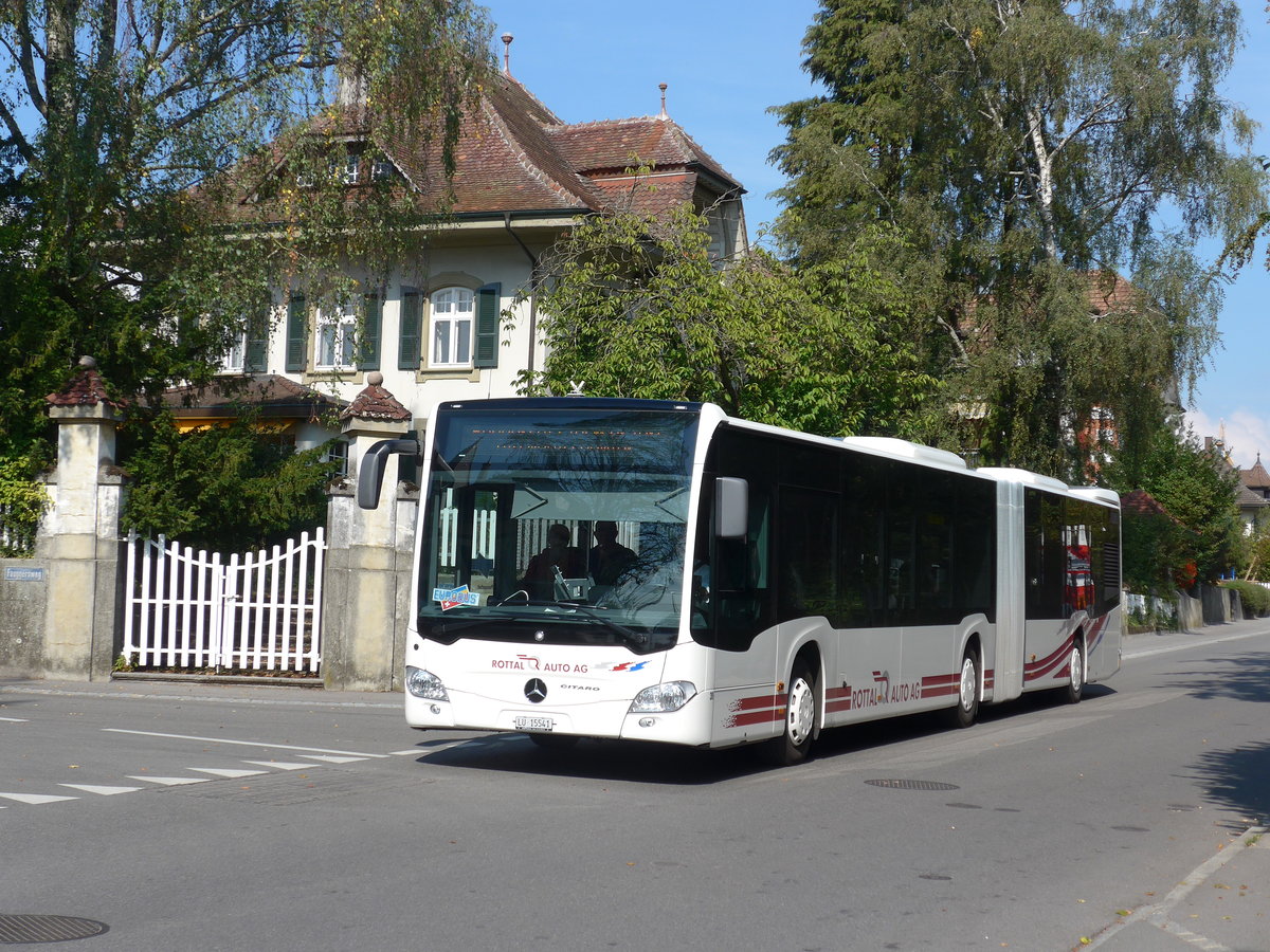 (175'220) - ARAG Ruswil - Nr. 39/LU 15'541 - Mercedes am 26. September 2016 in Ins, Bahnhofstrasse