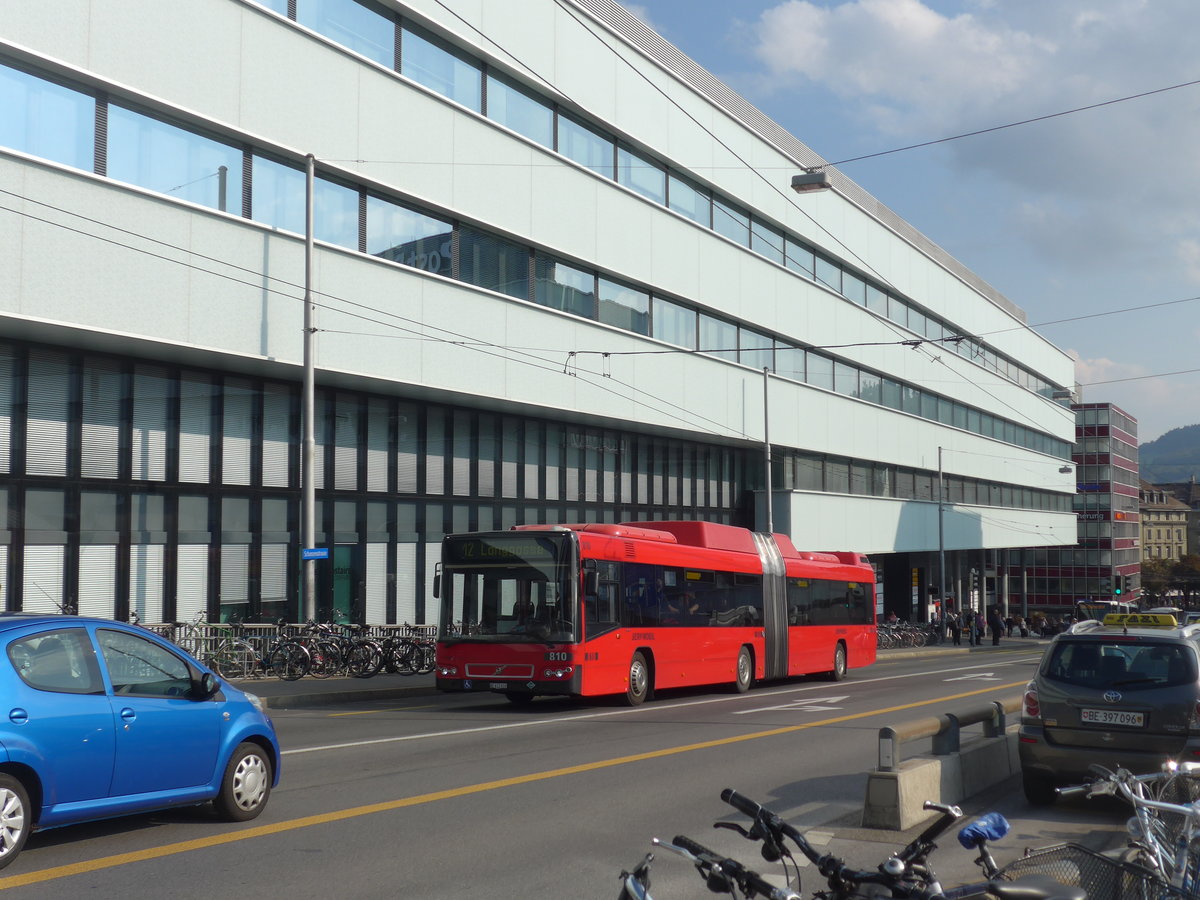 (175'242) - Bernmobil, Bern - Nr. 810/BE 612'810 - Volvo am 26. September 2016 in Bern, Schanzenstrasse