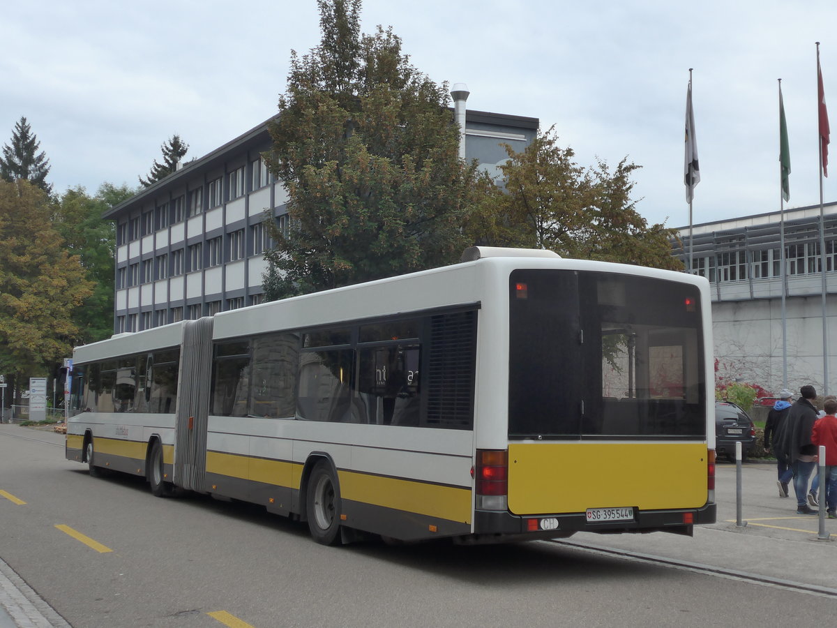 (175'613) - VBSG St. Gallen - Nr. 544/SG 395'544 - Volvo/Hess (ex VBSH Schaffhausen Nr. 13) am 15. Oktober 2016 in St. Gallen, OLMA