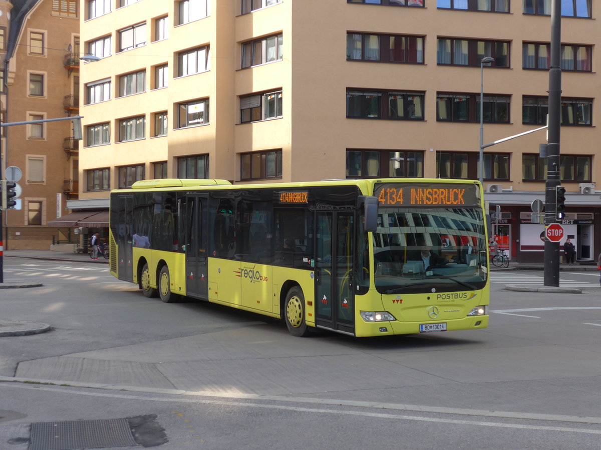 (175'867) - PostBus - BD 13'014 - Mercedes am 18. Oktober 2016 beim Bahnhof Innsbruck