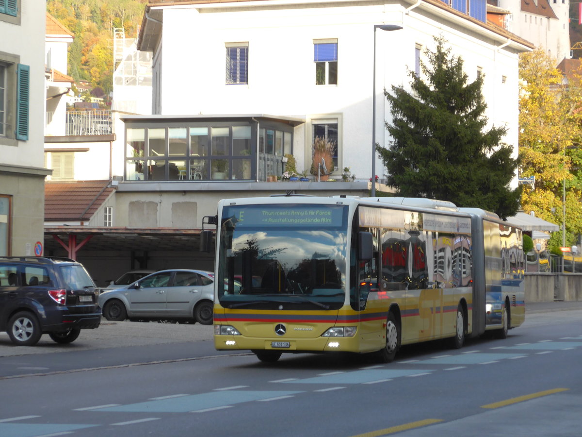 (176'184) - STI Thun - Nr. 136/BE 801'136 - Mercedes am 21. Oktober 2016 in Thun, Guisanplatz