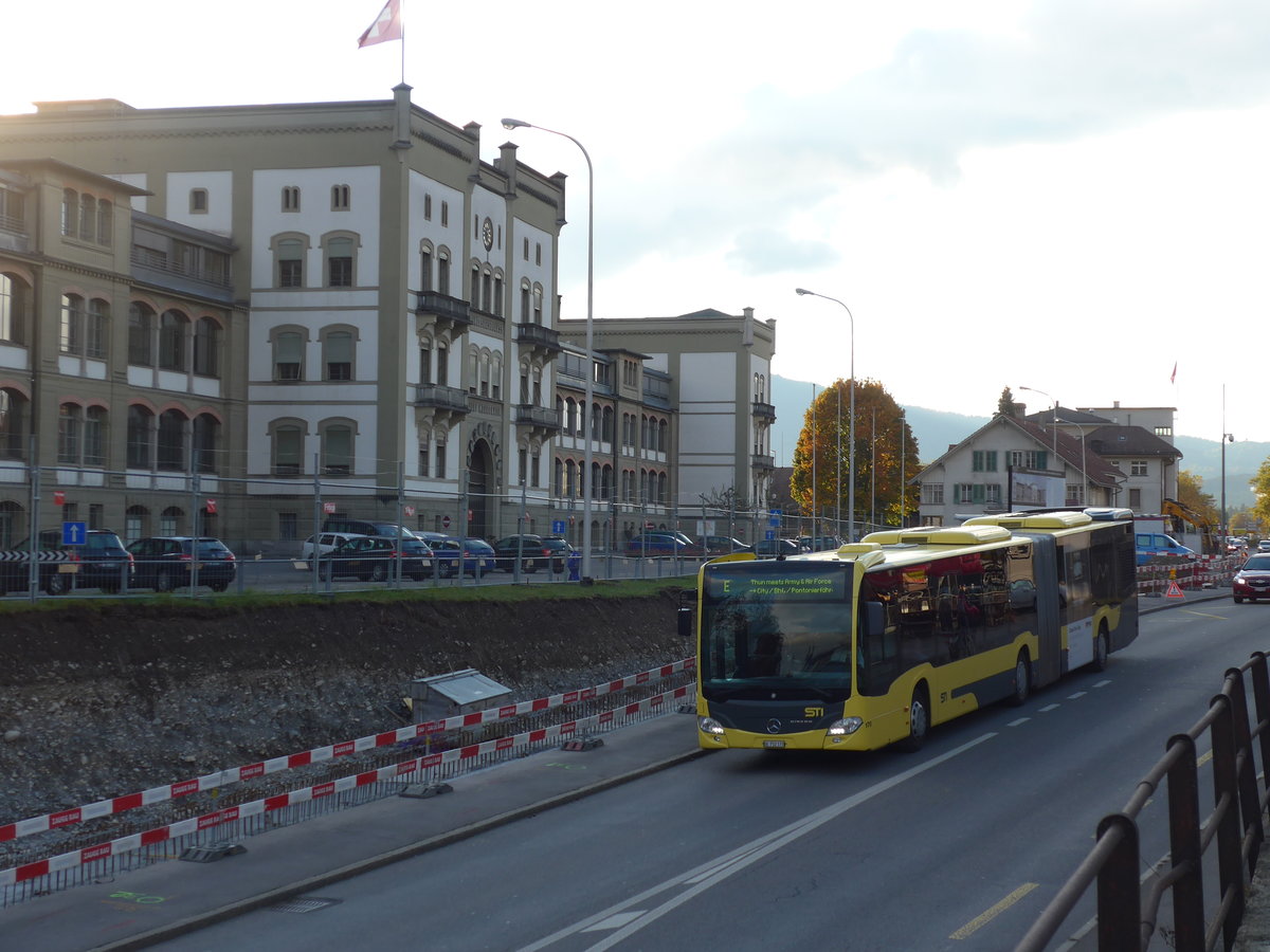 (176'194) - STI Thun - Nr. 170/BE 752'170 - Mercedes am 21. Oktober 2016 in Thun, Allmendstrasse