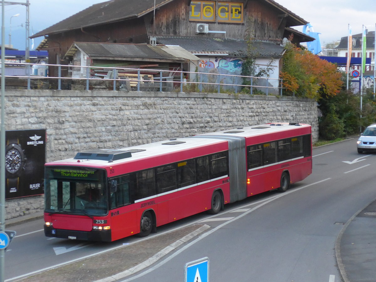 (176'197) - Bernmobil, Bern - Nr. 253/BE 572'253 - Volvo/Hess am 21. Oktober 2016 in Thun, Stockhornstrasse