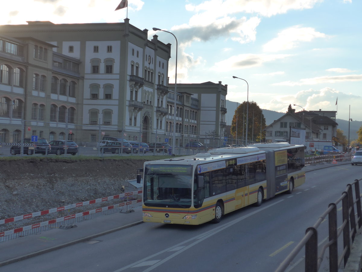 (176'204) - STI Thun - Nr. 136/BE 801'136 - Mercedes am 21. Oktober 2016 in Thun, Allmendstrasse