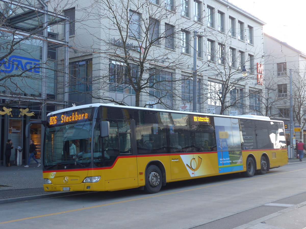(176'808) - PostAuto Ostschweiz - TG 158'213 - Mercedes (ex Nr. 1) am 28. November 2016 beim Bahnhof Frauenfeld