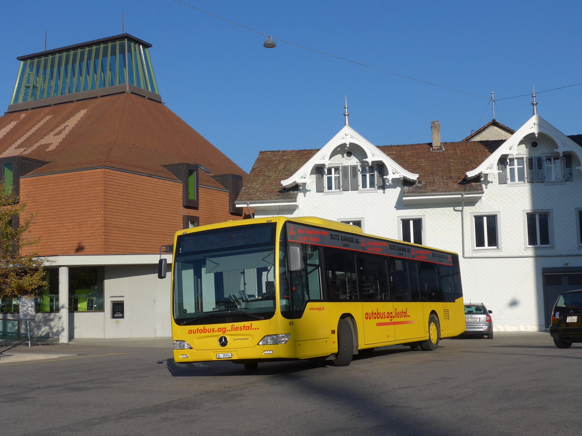 (176'876) - AAGL Liestal - Nr. 60/BL 28'904 - Mercedes am 5. Dezember 2016 beim Bahnhof Liestal