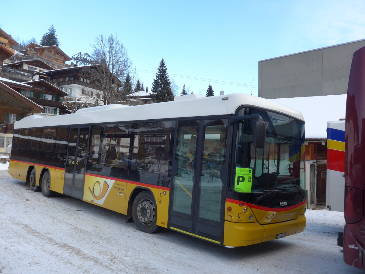 (177'792) - Steiner, Messen - SO 20'145 - Scania/Hess am 7. Januar 2017 in Adelboden, Mineralquelle